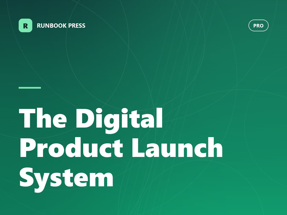 The Digital Product Launch System